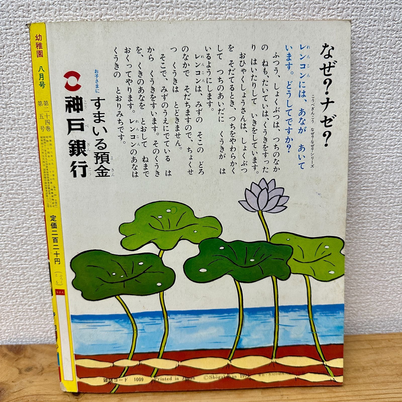 小学館の幼稚園 1971年（昭和46年）8月号 昭和レトロ コレクター