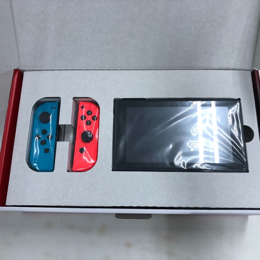 02w07178 Nintendo Switch本体 XKJ Joy-Con(L)ネオンブルー/(R)ネオンレッド ニンテンドースイッチ 未使用品  【中古品】 - メルカリ