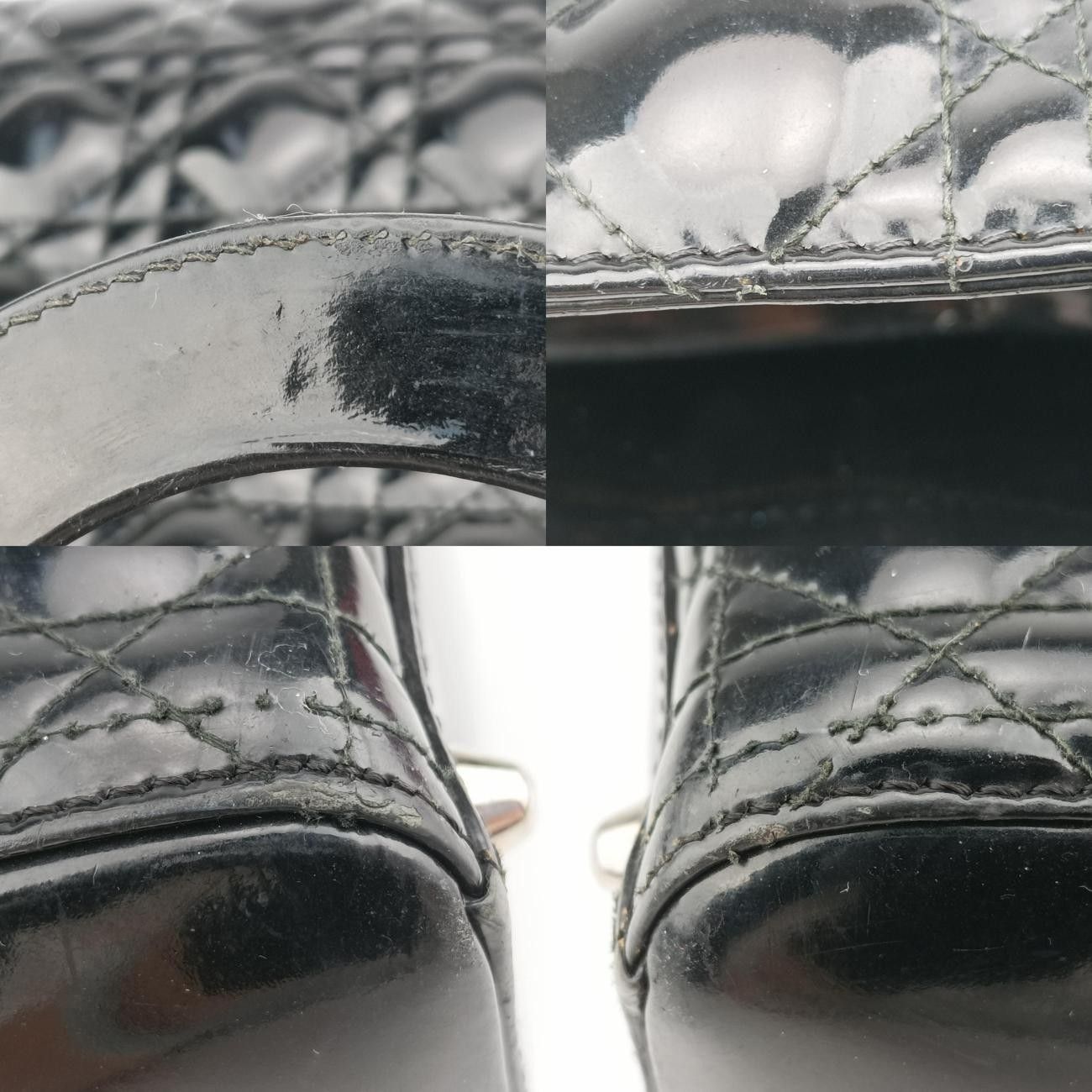 クリスチャンディオールChristian Diorレディディオールブラックパテント16-BO-0160