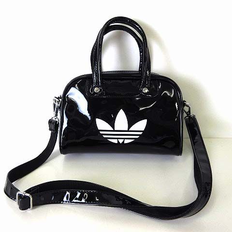 RADICAL ボウリングバッグ 黒 エナメル アディダス adidas アディカラー ミニ ボウリングバッグ BOWLINGBAG