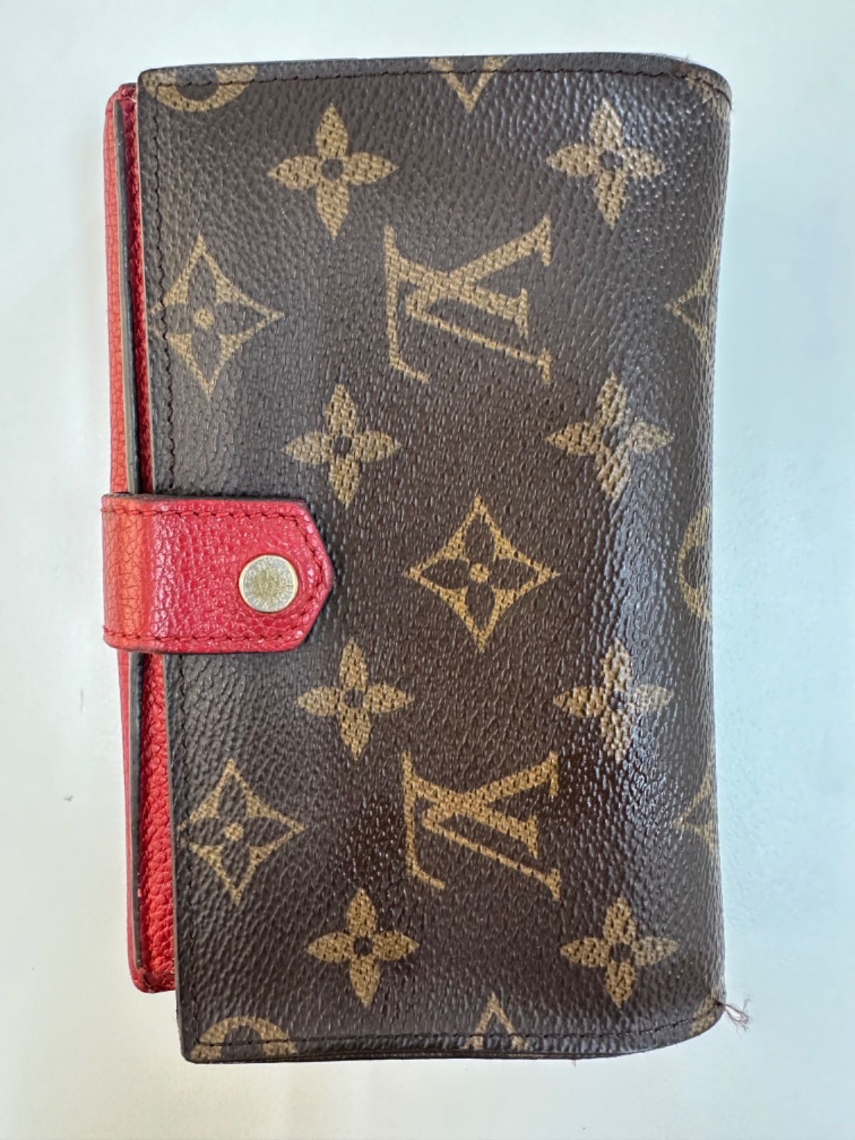 1箇所以外は超美品】ルイヴィトン モノグラム ポルトフォイユ パラス 