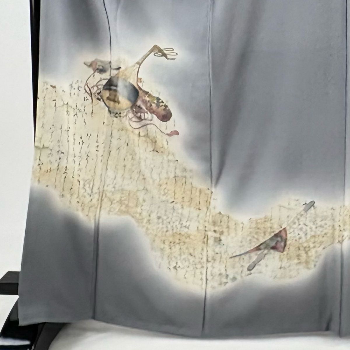 作家もの　訪問着　辻ヶ花　ぼかし染め　絞り　藤　辻ヶ花地紋　着物　101b d 作家もの 訪問着 辻ヶ花 ぼかし染め 絞り 藤 辻ヶ花地紋 着物 101b d