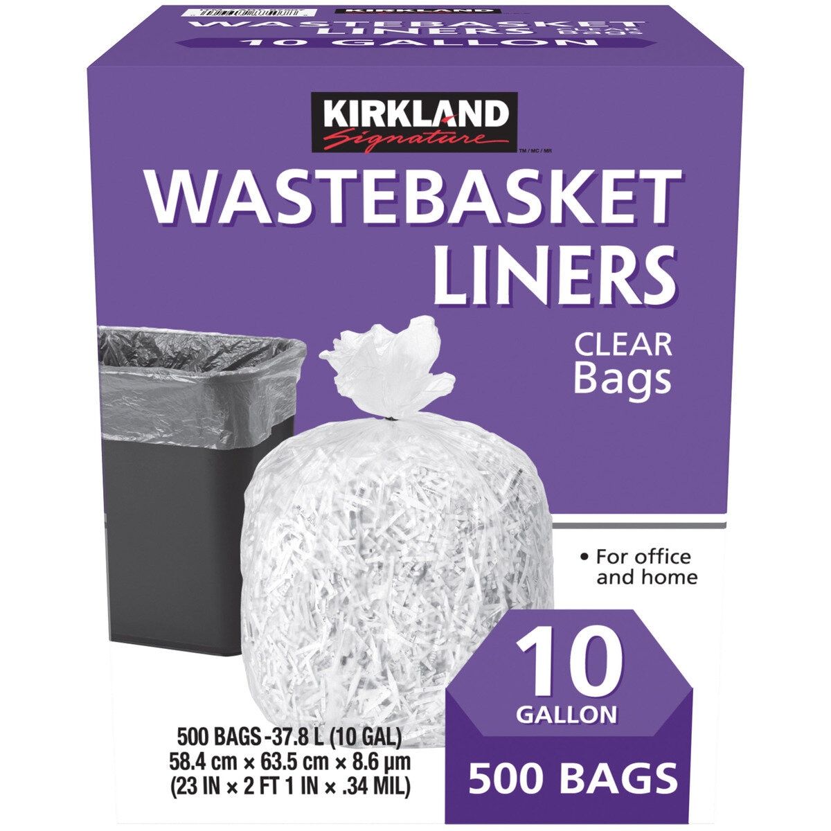 コストコ カークランドシグネチャー ゴミ袋 37L x 500枚 ct87507  mof