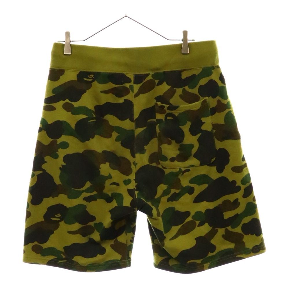 A BATHING APE (アベイシングエイプ) 1st CAMO カモ柄 迷彩 スウェット ハーフパンツ ショートパンツ カーキ - メルカリ