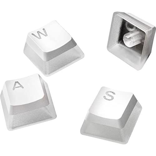 SteelSeries PRISMCAPS ダブルショット プリンスタイル キーキャップ 丈夫なPBT熱可塑性エラストマー 幅広いメカニカルキーボードに対応 ホワイト