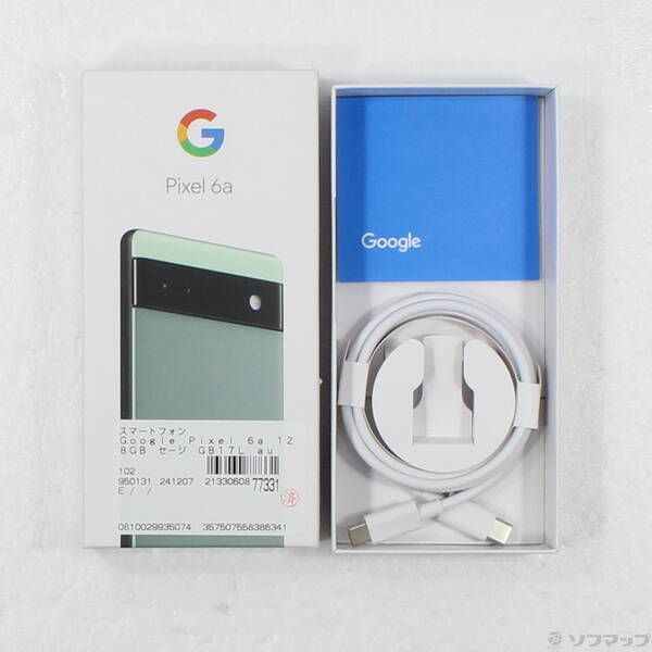 【Pixel6a】 Google Pixel 6a 備品完備 付属品完備 Google Pixel 6a 128GB ピクセル 6a