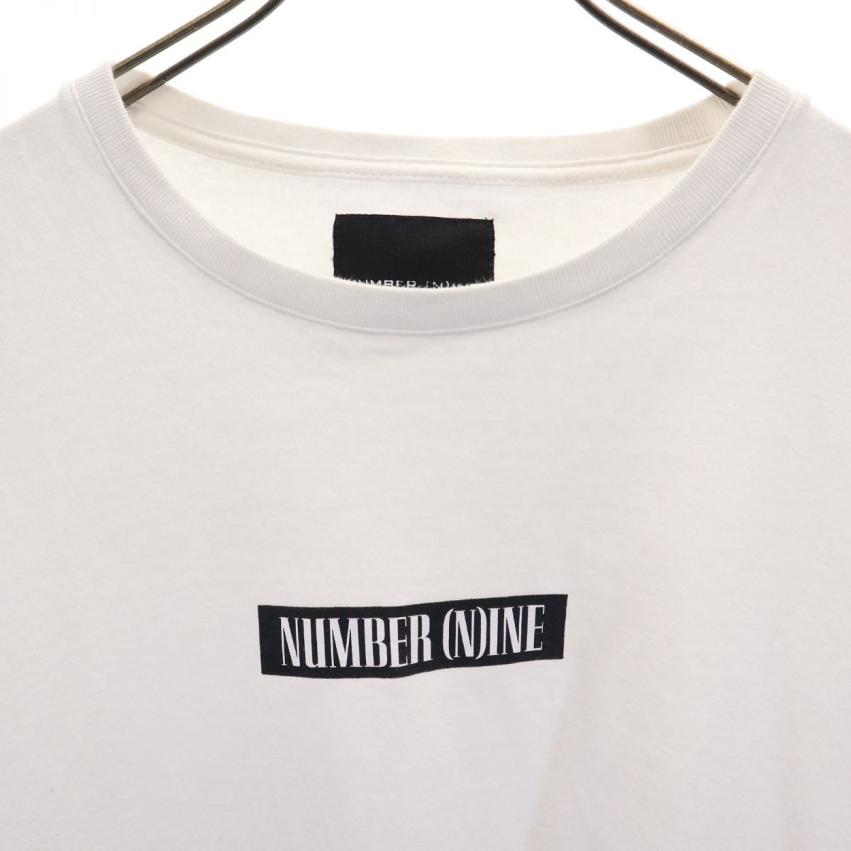 ナンバーナイン 半袖 Tシャツ XL ホワイト NUMBER(N)INE メンズ 古着