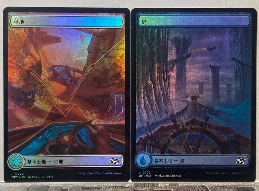 MTG 基本土地 foil 森 山 MTG 霊気走破 DFT 基本土地 平地島沼山森 フルアート FOIL 日本