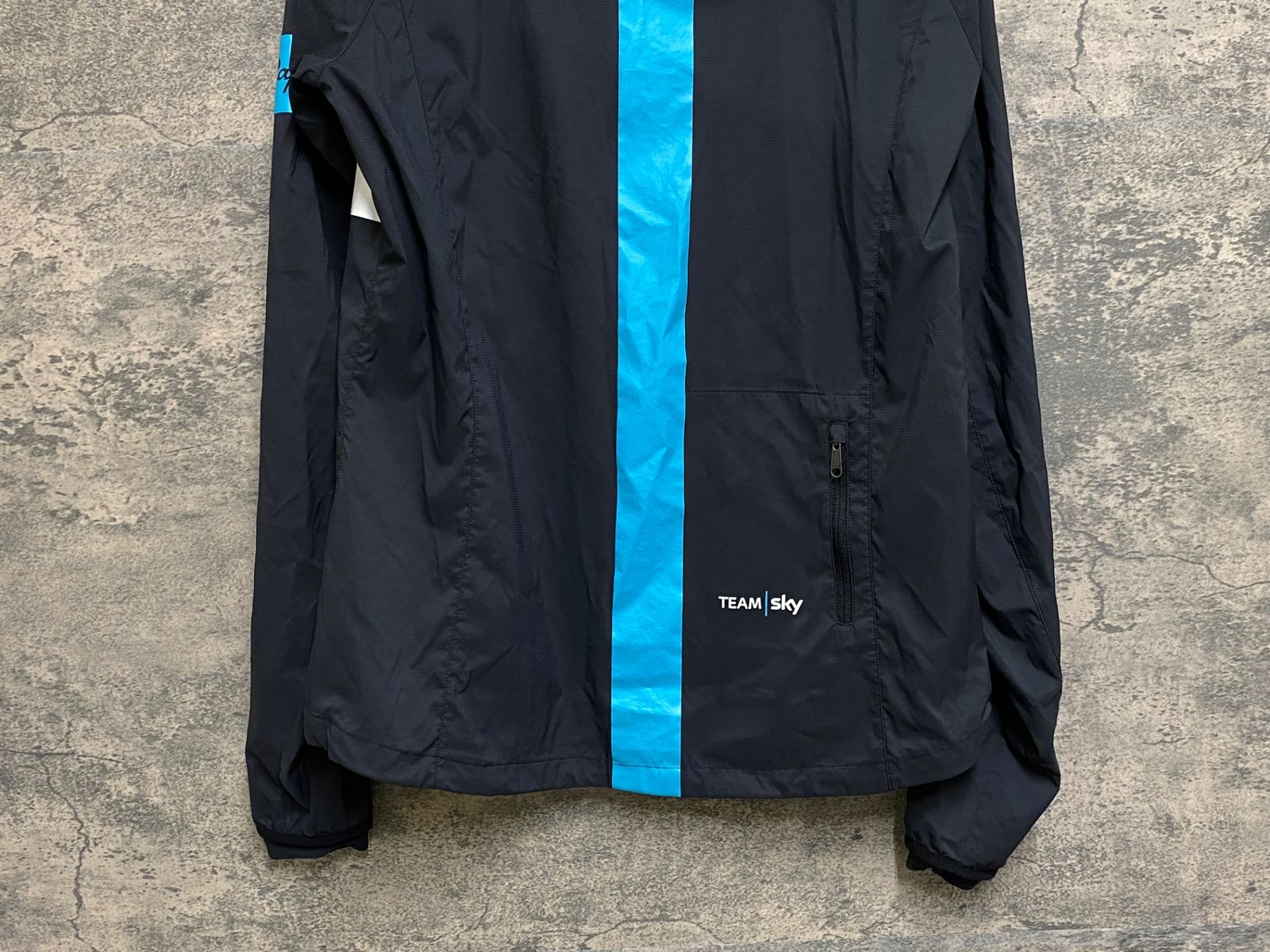 JN157 ラファ Rapha MEN’S SPRAY JACKET 長袖 ウィンドブレーカー 黒 L TEAM Sky LAWEED_CL