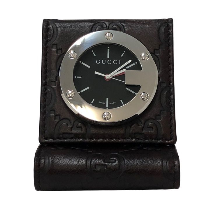 GUCCI グッチ トラベルクロック 置時計 200 GUCCI グッチ トラベル