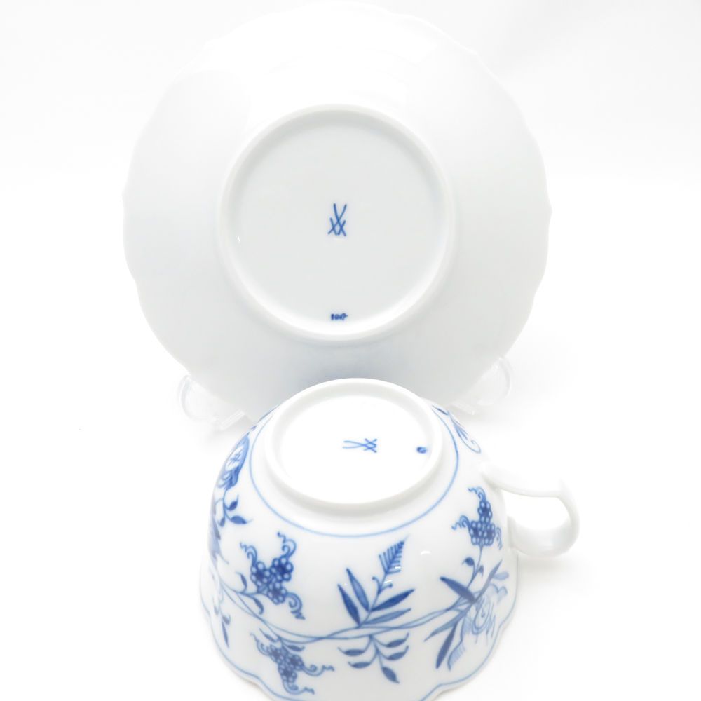 ブルーオニオン ティーカップ＆ソーサー