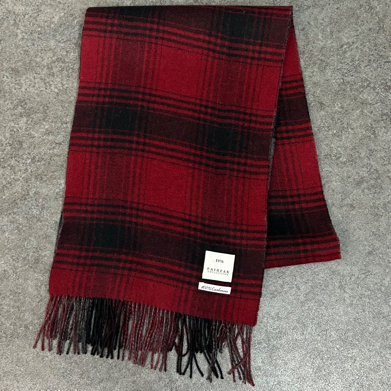 1976 FAIRFAX COLLECTIVE 100% Cashmere フェアファックス チェック柄