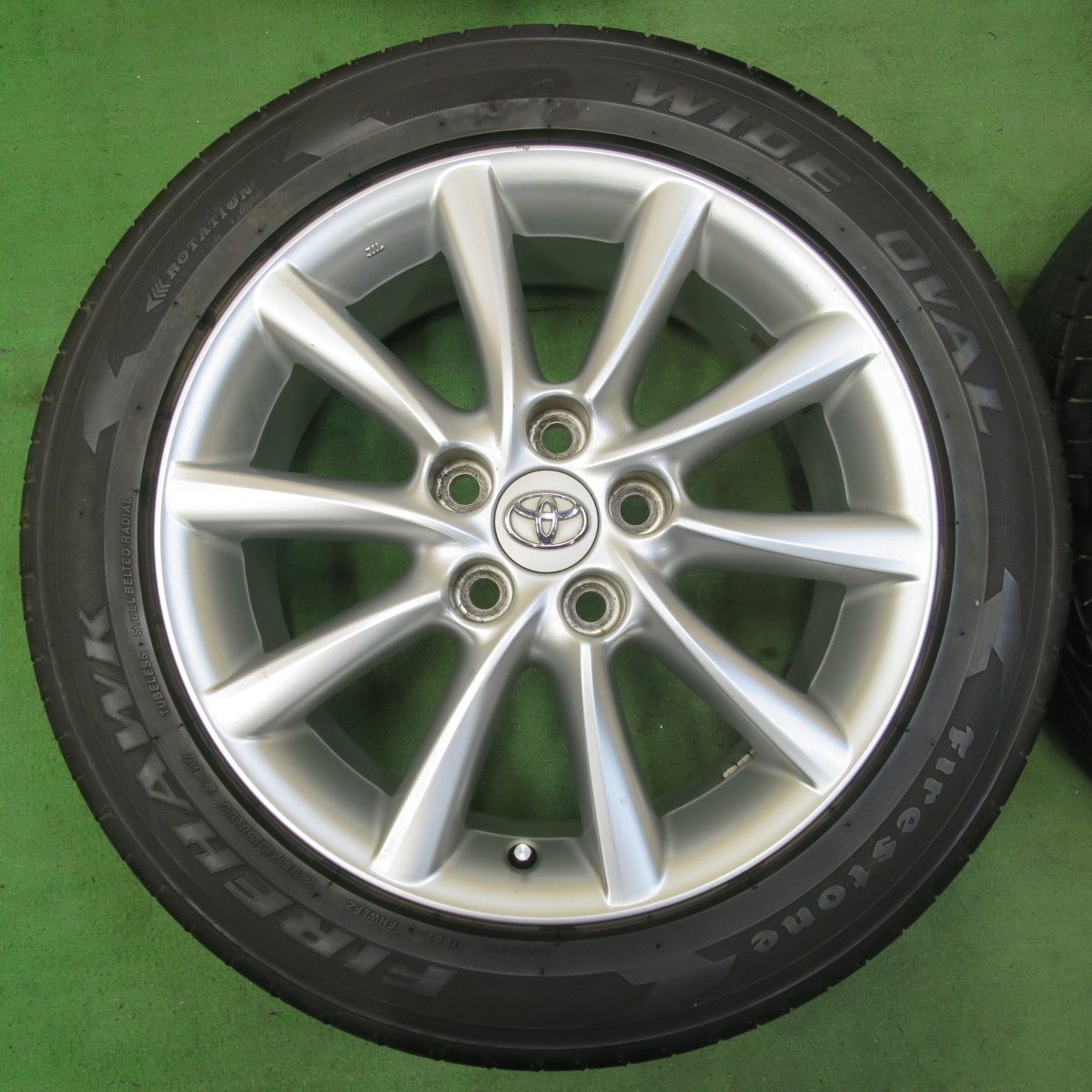 215/55R17 アルミホイールセット 4本 エスティマなど 215/55R17 アルミ