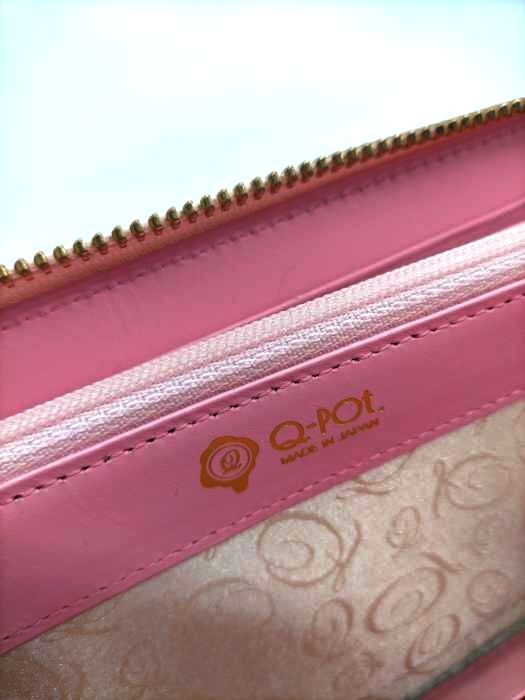 Q-pot. ストロベリー チョコレート 長財布 Q-pot. チョコレート