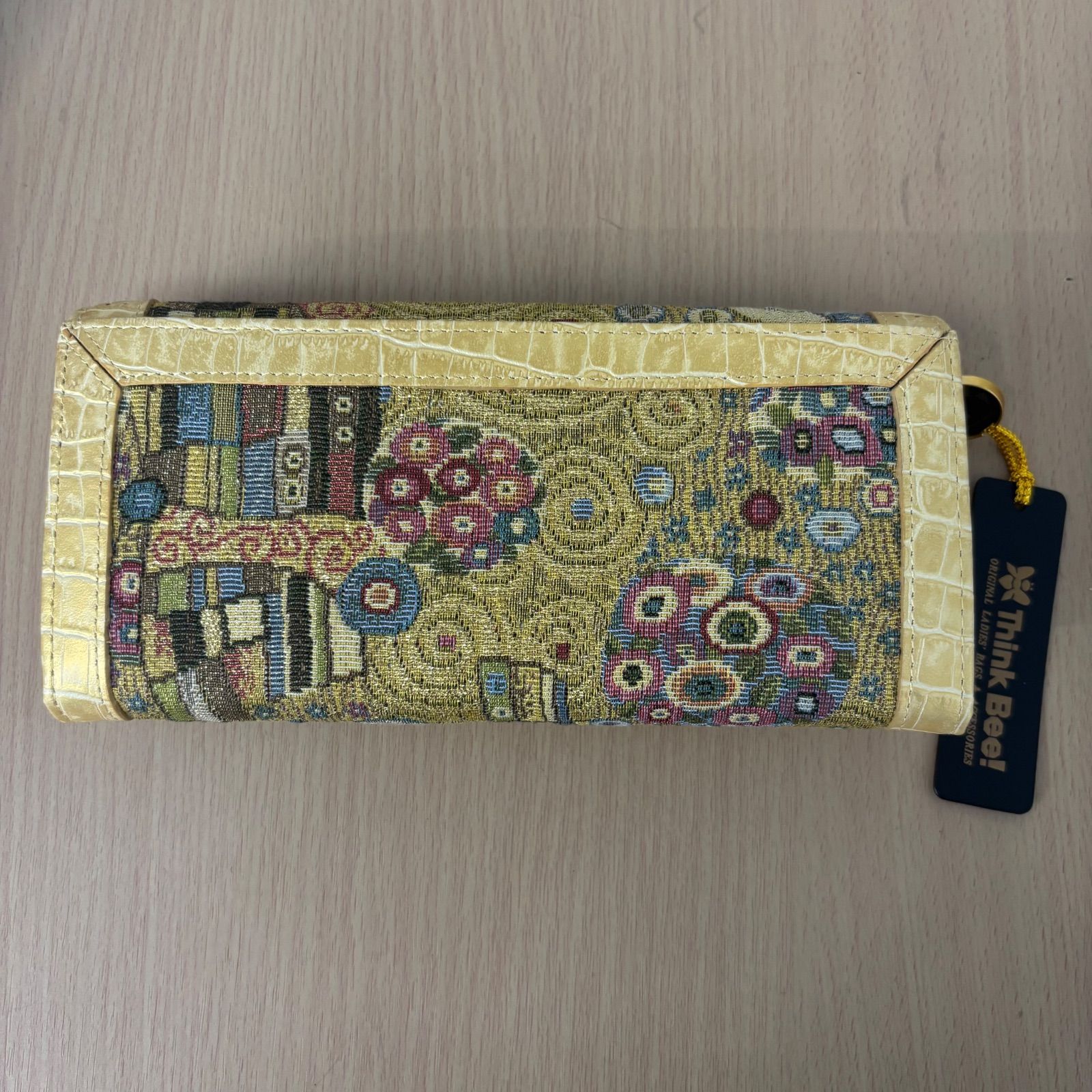 未使用品★Think Bee! シンクビー がま口 長財布 ゴールデンクリムト 楽天市場】シンクビー シンクビー財布 ゴールデンクリムト 長
