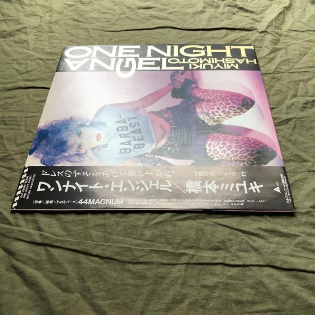 美盤 良ジャケ 激レア 1984年 橋本ミユキ LPレコード ワンナイト
