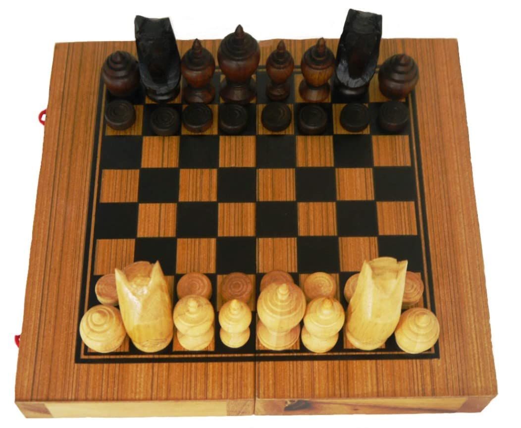 重要なお知高級木製チェス盤（駒付き） オセロ