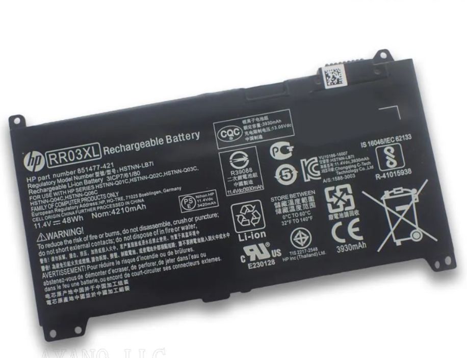 HP ProBook 430 G4 G5 450 G5 455 G4 G5 470 G4 G5 メーカー純正 交換用内蔵バッテリー RR03XL