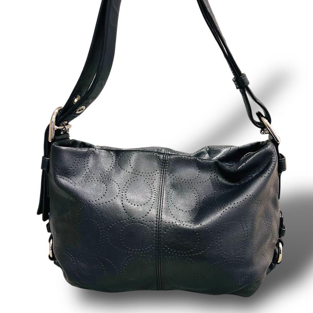 美品☆】コーチ COACH ワンショルダー シグネチャー キャンバス