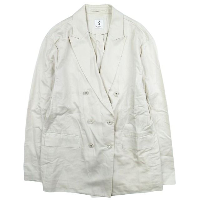 6（ROKU） BEAUTY&YOUTH リネンテーラードジャケット　36 6(ROKU) BEAUTY & YOUTH UNITED ARROWS(ロクビューティーアンド