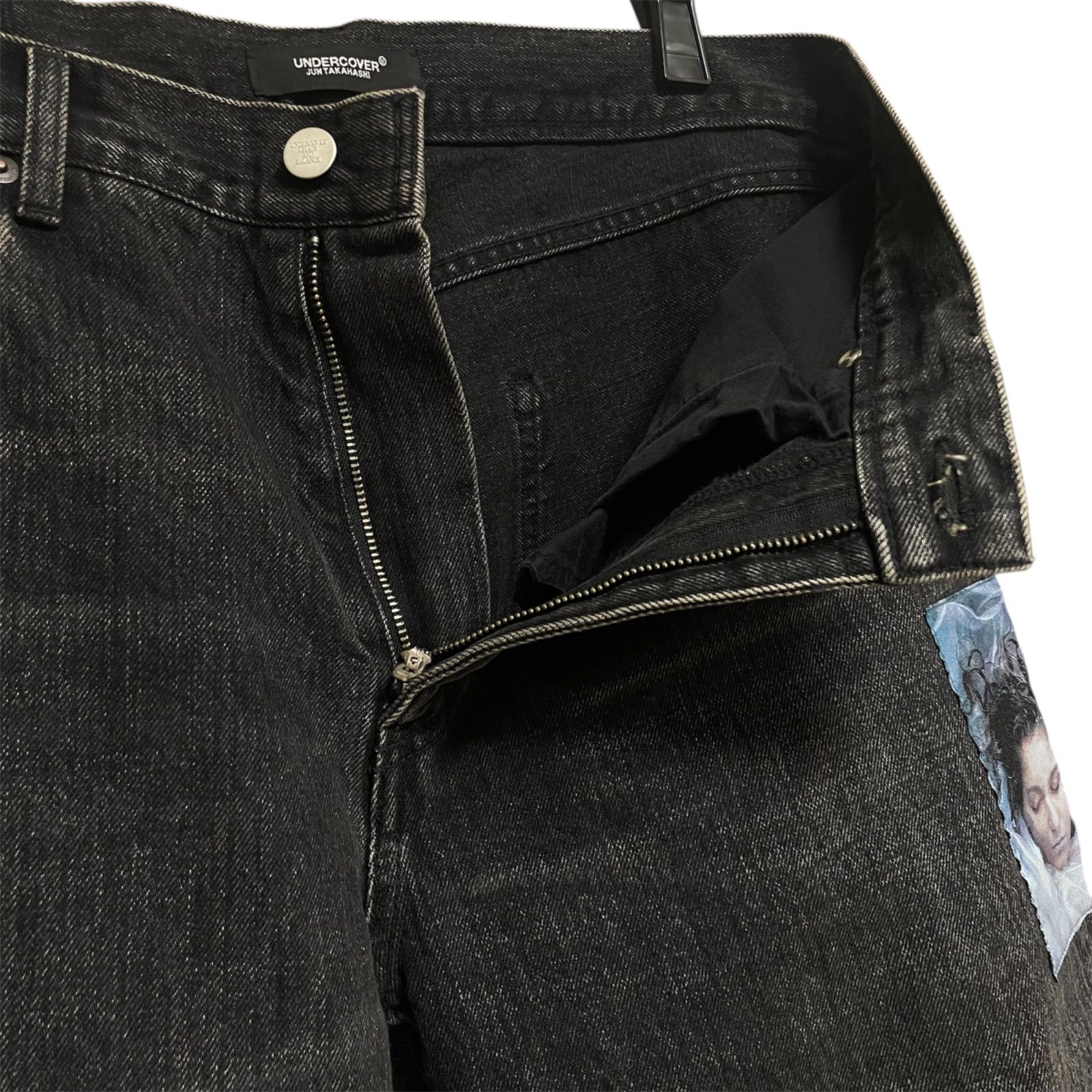 定価93500円 UNDERCOVER 24AW TWIN PEAKS フォトパッチ デニム