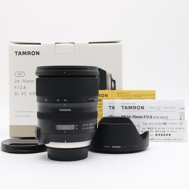 TAMRON SP 24-70mm F2.8 Di VC USD G2｜ニコン用 大口径ズームレンズ｜手ブレ補正付き｜フルサイズ対応｜A032N
