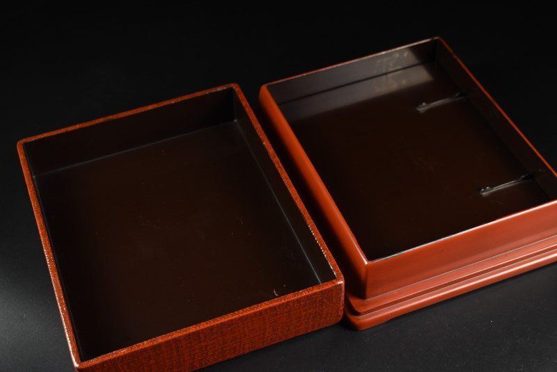 蔵A4839b 刀華 二十八代 後藤俊太郎 作 後藤宗家博古堂 鎌倉彫 硯箱