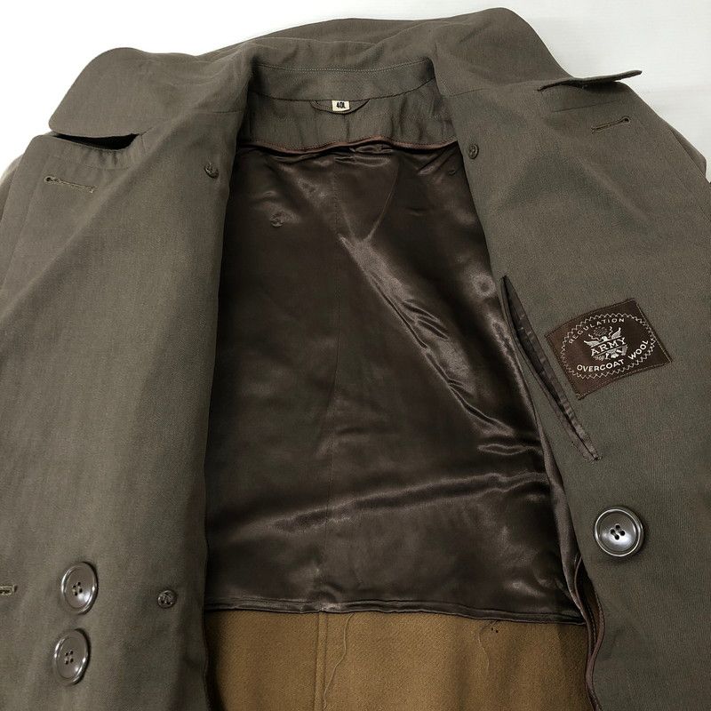 売れ筋アイテムラン 中古品】 U.S. COAT SHADE TAUPE OFFICER 50's アメリカ軍 ARMY その他