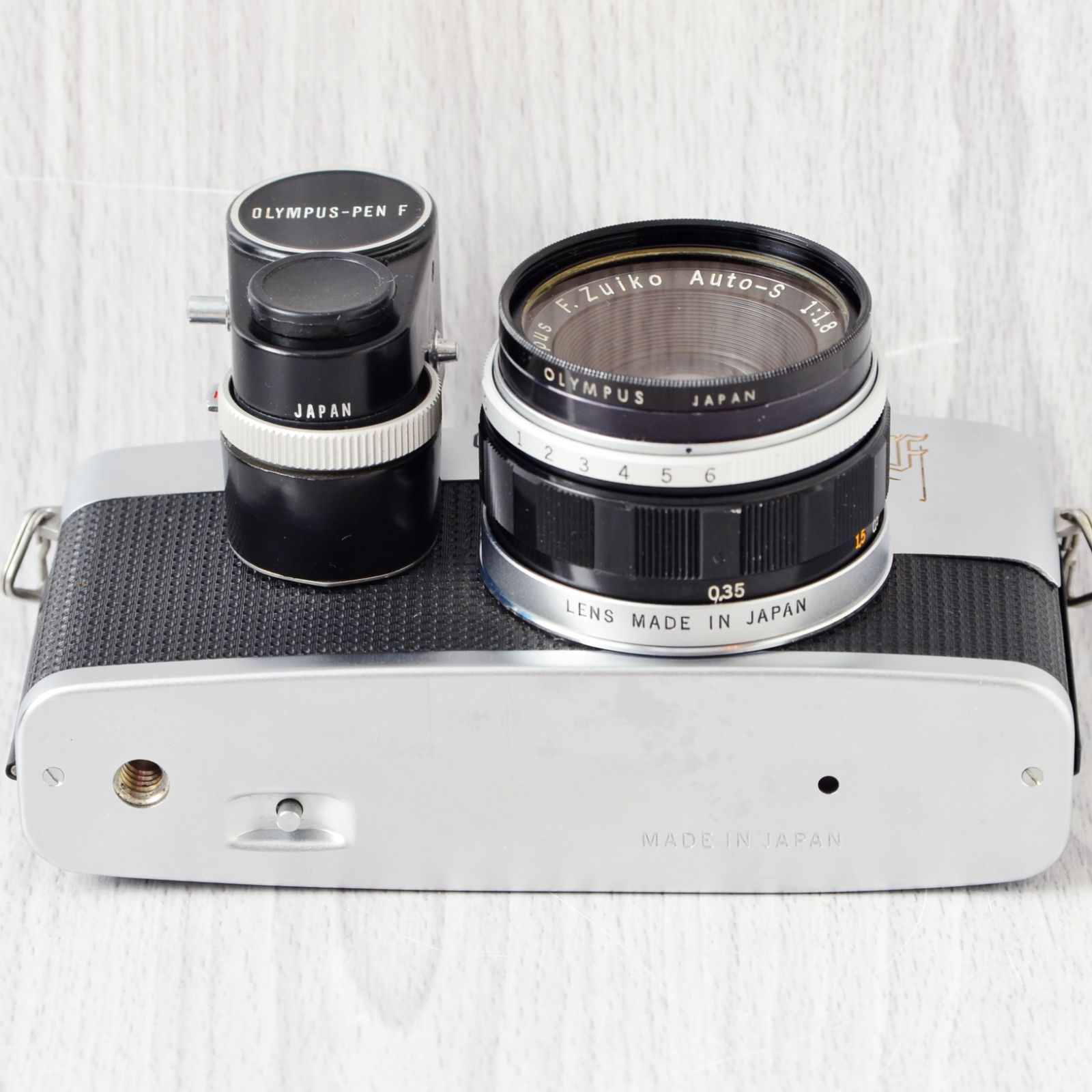 分解整備済み OLYMPUS PEN F / F.ZUIKO 38mm f1.8 - フィルムカメラ