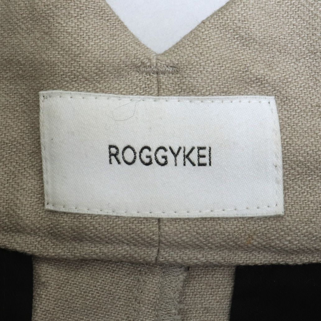 ロギーケイ ROGGYKEI ワイドストレートパンツ GREIGE S