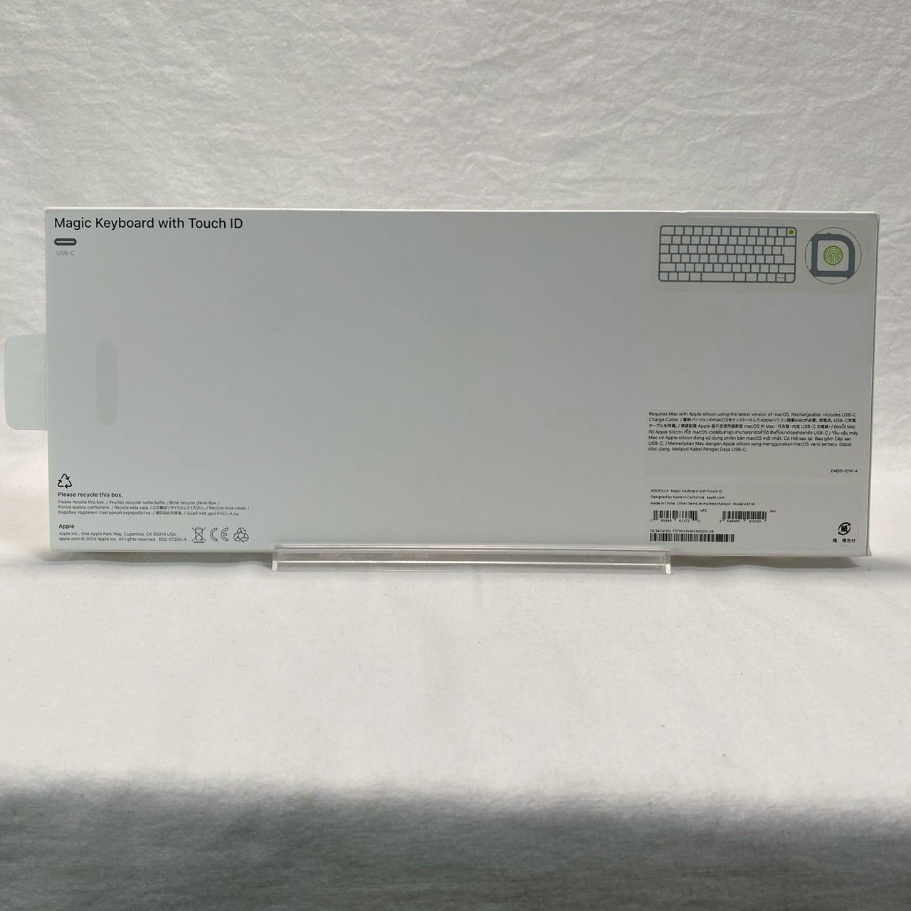 き Apple Magic Keyboard with Touch ID 日本語配列 MXCK3J A 通電 済み No.3937