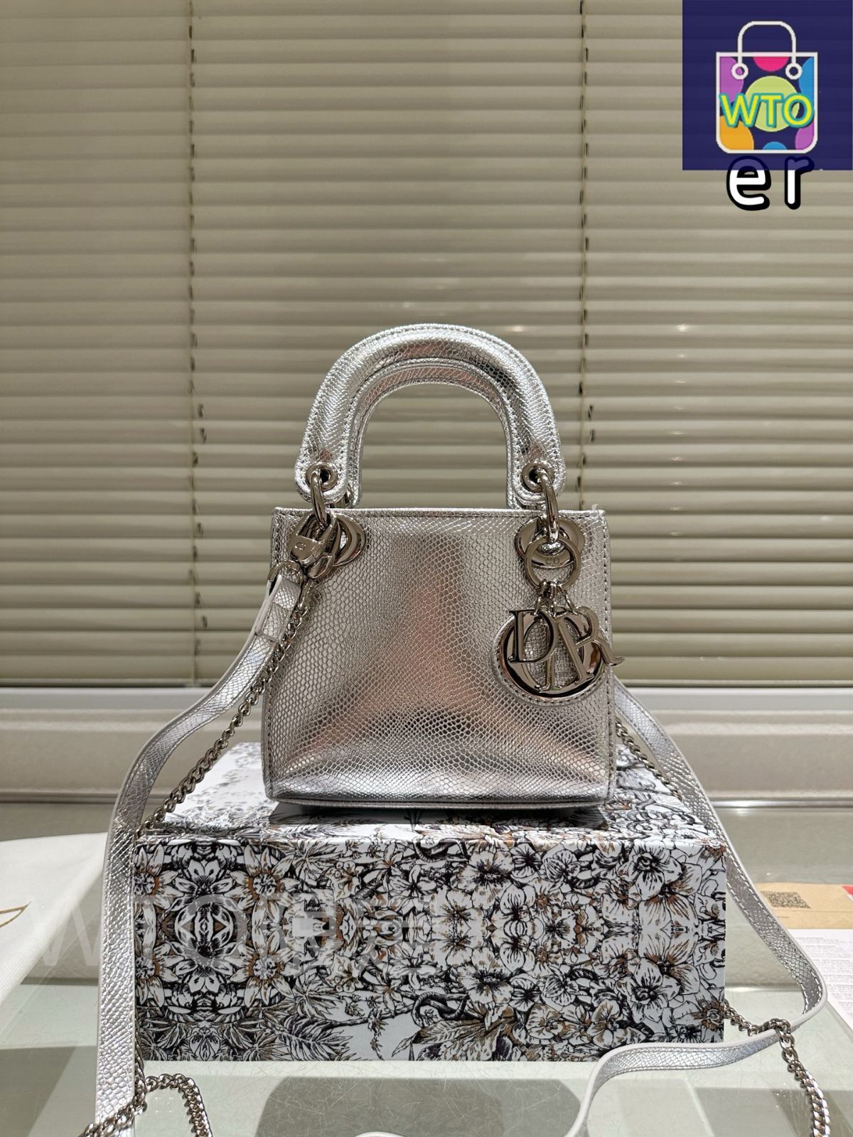 *上品ツイードで差をつける*【DIOR】Dior Jolie バッグ スモール org.jpg