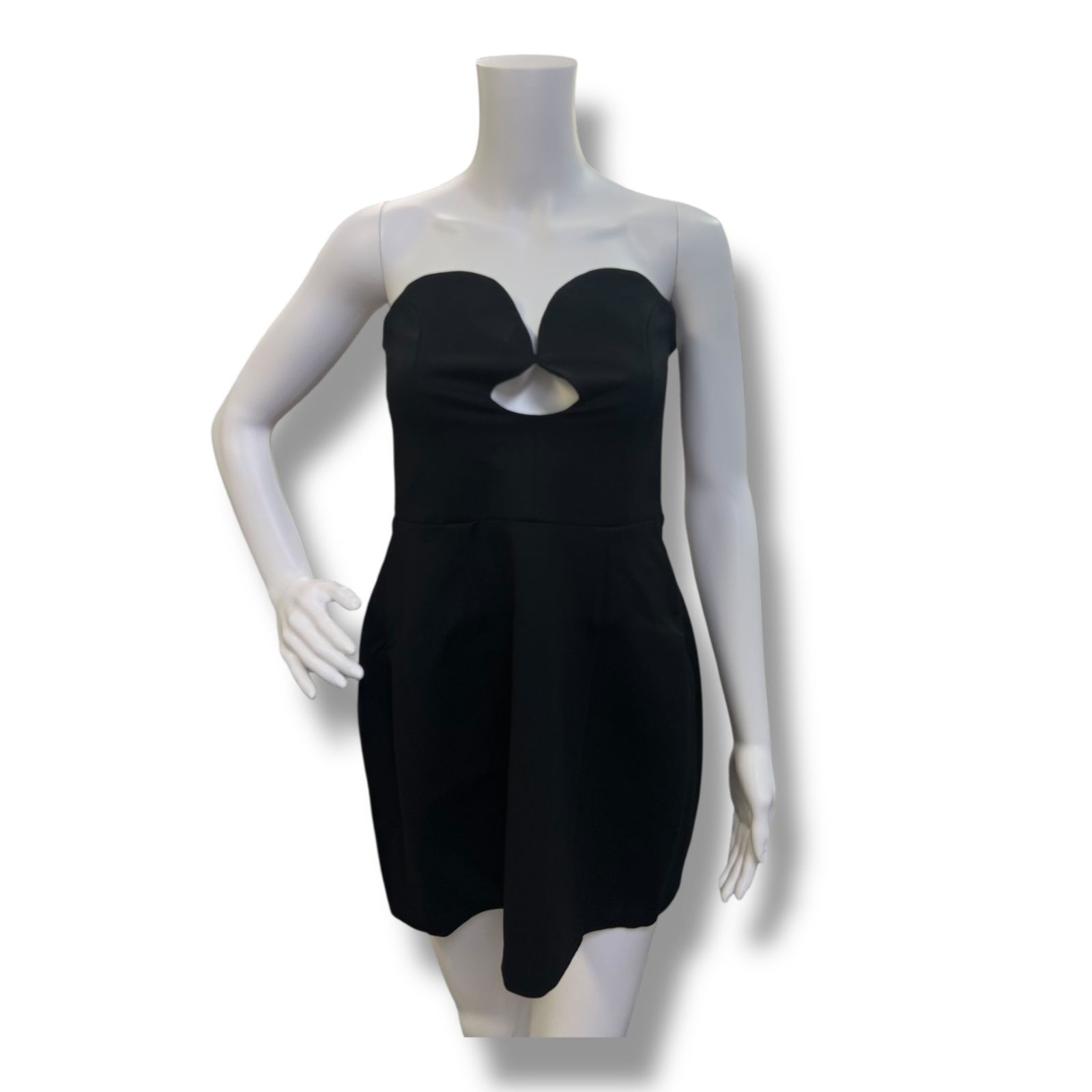 参考上代33000円 ♥品 BOWTE PUNCH JERSEY BUSTIER ポンチジャージビスチェ ノースリーブ バウト 251-02-0007 ブラック 1 657A1
