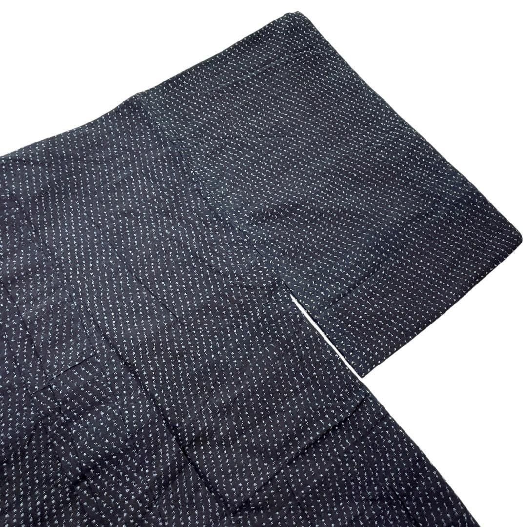 濃藍 ビンテージ着物