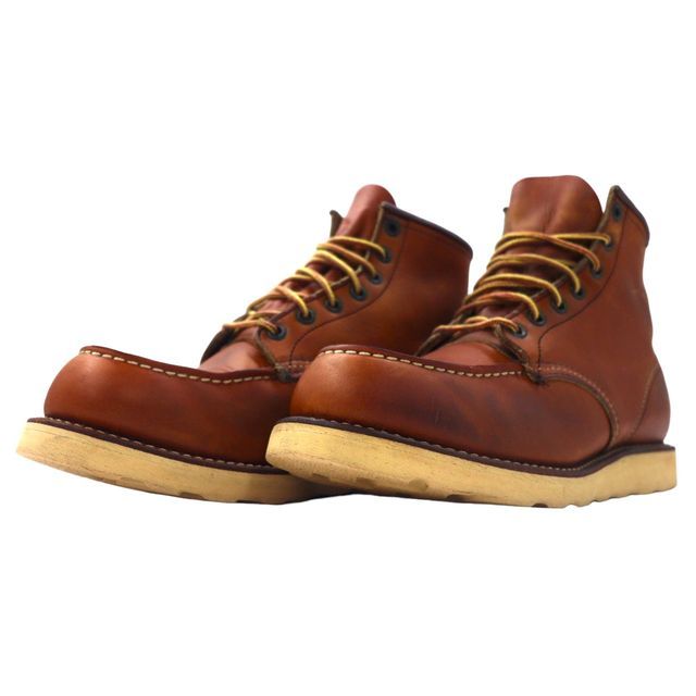 RED WING USA製 6インチ クラシックモック ブーツ 27.5cm ブラウン レザー CLASSIC MOC 875 アイリッシュセッター