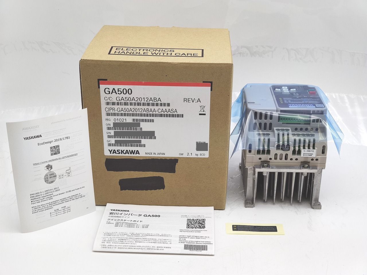 インボイス対応 箱マジック書込あり 安川電機 GA50A2012ABA REV A