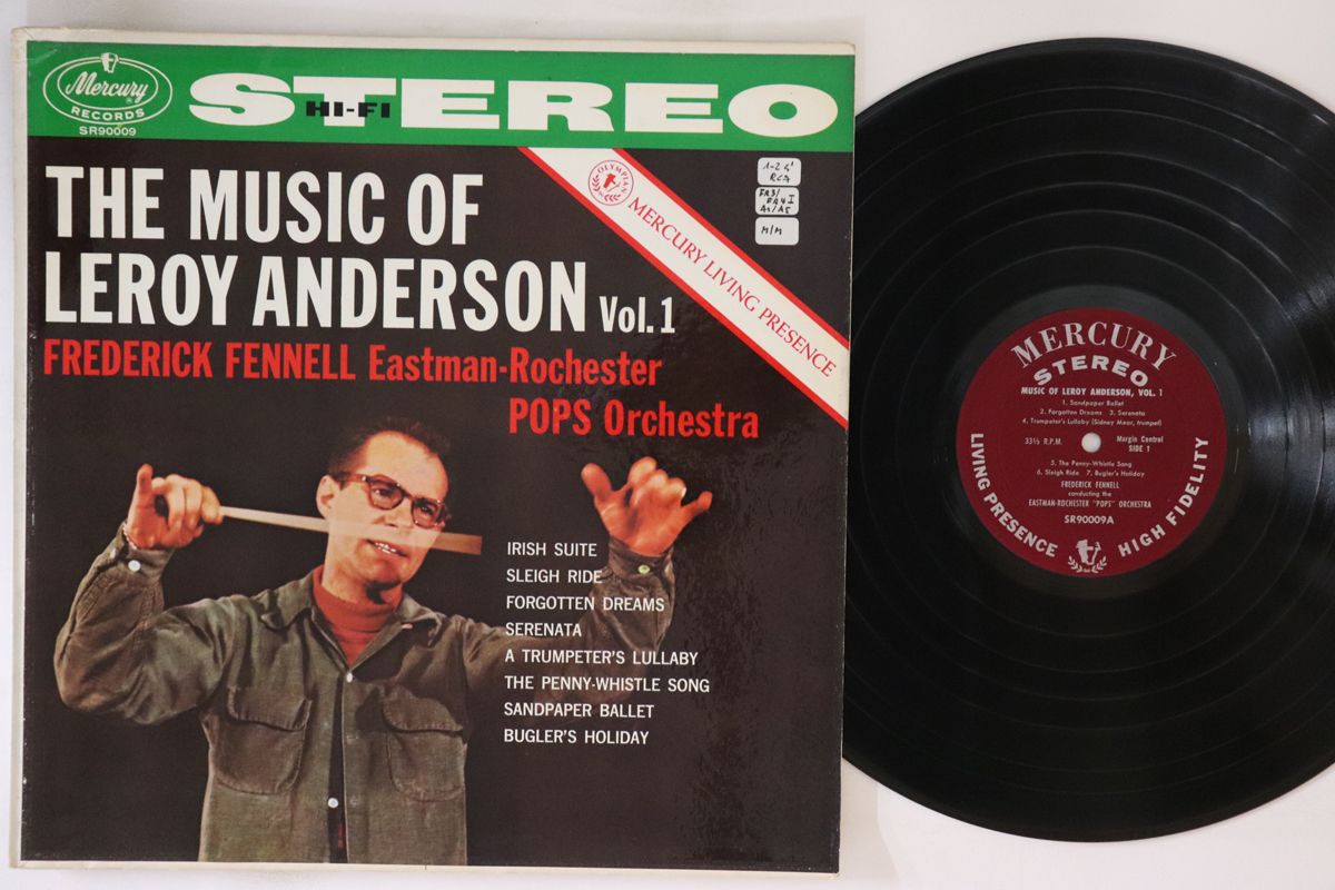 米LP ルロイ・アンダーソン, フレデリック・フェネル, イーストマン=ロチェスター管弦楽団 Music Of Leroy Anderson Vol. 1 SR90009 MERCURY LIVING PRESENCE /00260