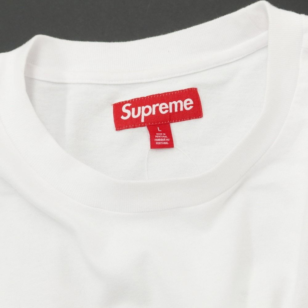 中古】シュプリーム Supreme 2023年秋冬 Small Box L/S Tee コットン クルーネック 長袖Ｔシャツ ホワイト【サイズL】【メンズ】  - メルカリ