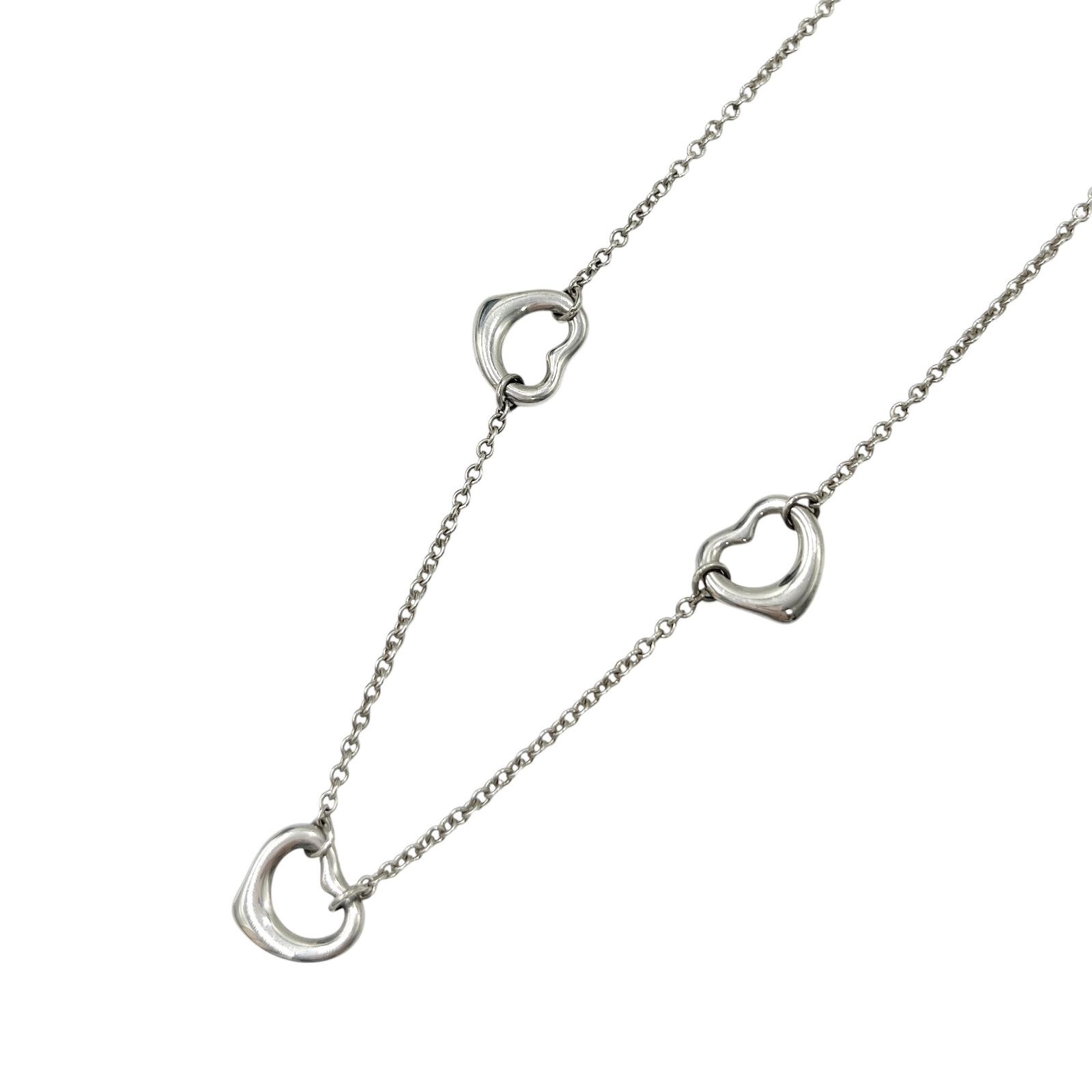 【】TIFFANY&Co. ティファニー ネックレス 3P エルサペレッティ シルバー925 シルバー