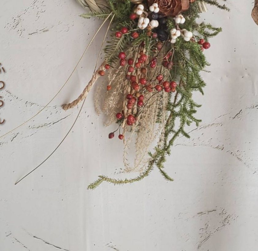 専用＊迎春 フォルモーサ&シダローズ 正月飾り(ドライ) ドライフラワー