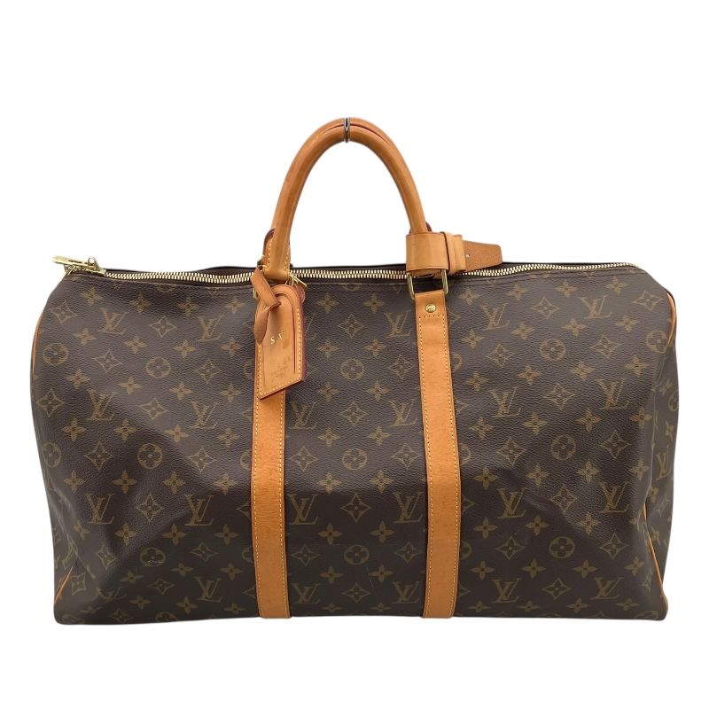 ルイ ヴィトン LOUIS VUITTON キーポル50 M41426 ブラウン モノグラムキャンバス ユニセックス ボストンバッグ