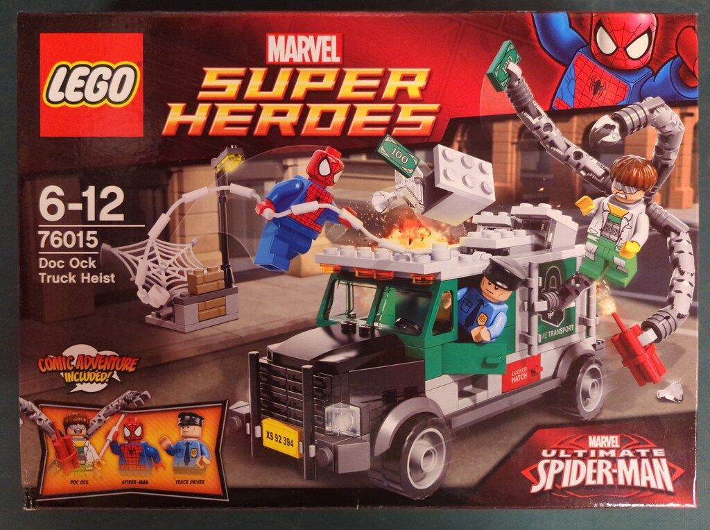 LEGO SUPER HEROES ULTIMATE SPIDER MAN DOC OCK TRUCK HEIST 76015