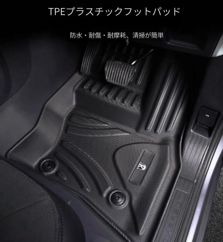 20-22種類のランドローバーガードマン用マットTPEゴムフットカーペット異臭のないガードマン内装改造