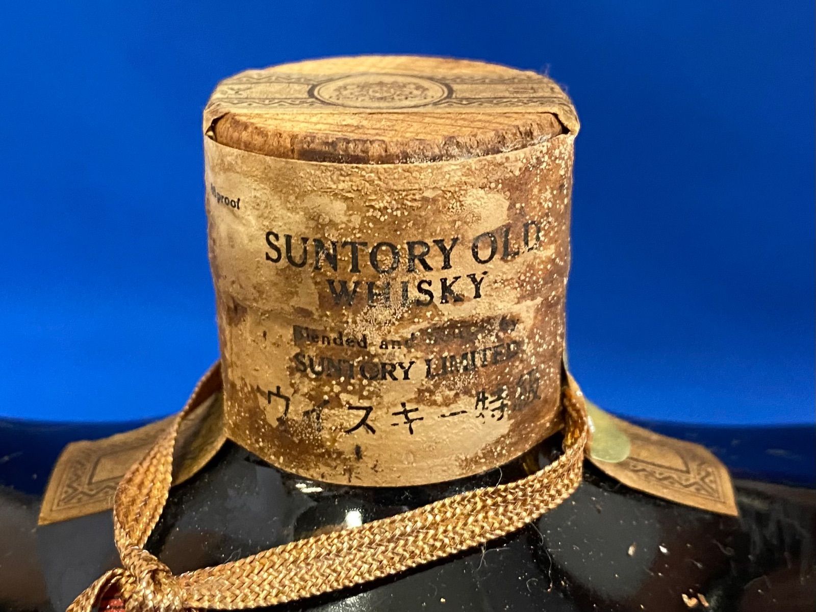 【未開栓】SUNTORY OLD WHISKY 1985 丑A/干支ボトル/陶器 SUNTORY OLD WHISKY 1985 丑 干支ボトル サントリー ウイスキー
