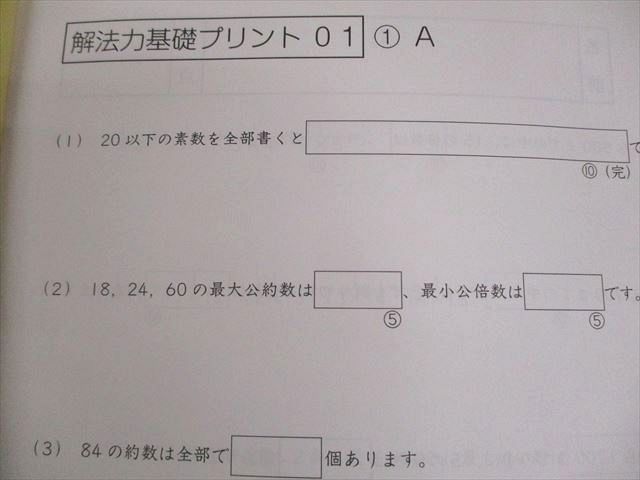 SAPIX サピックス 小6 算数 SS特訓 Sunday SapiX 解法力01〜14 2022年度版 全14回 通年フルセット 058R2D SAPIX サピックス 小6 算数 SS特訓 Sunday SapiX 解法力01～14