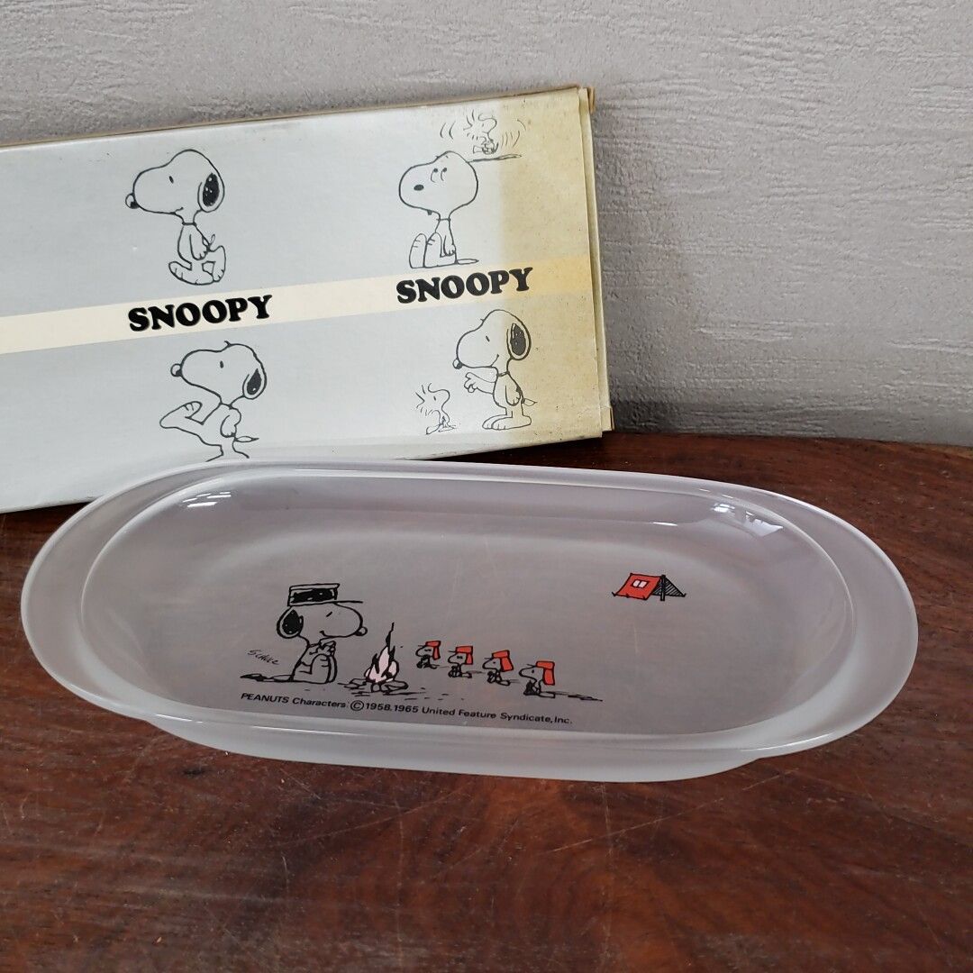 SNOOPY スヌーピー 収納ボックス ケース 昭和レトロ レトロポップ