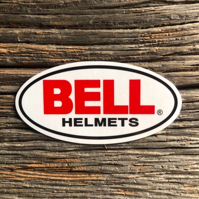 BELL ヘルメット ロゴ 楕円形 ステッカー □ ベル シール オート