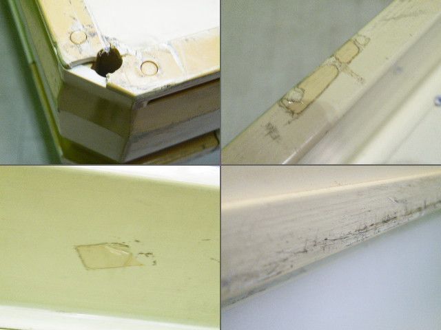 汚れ・キズ有り】KAWAJUN製 W149cm 折りたたみ平台ワゴン キャスター