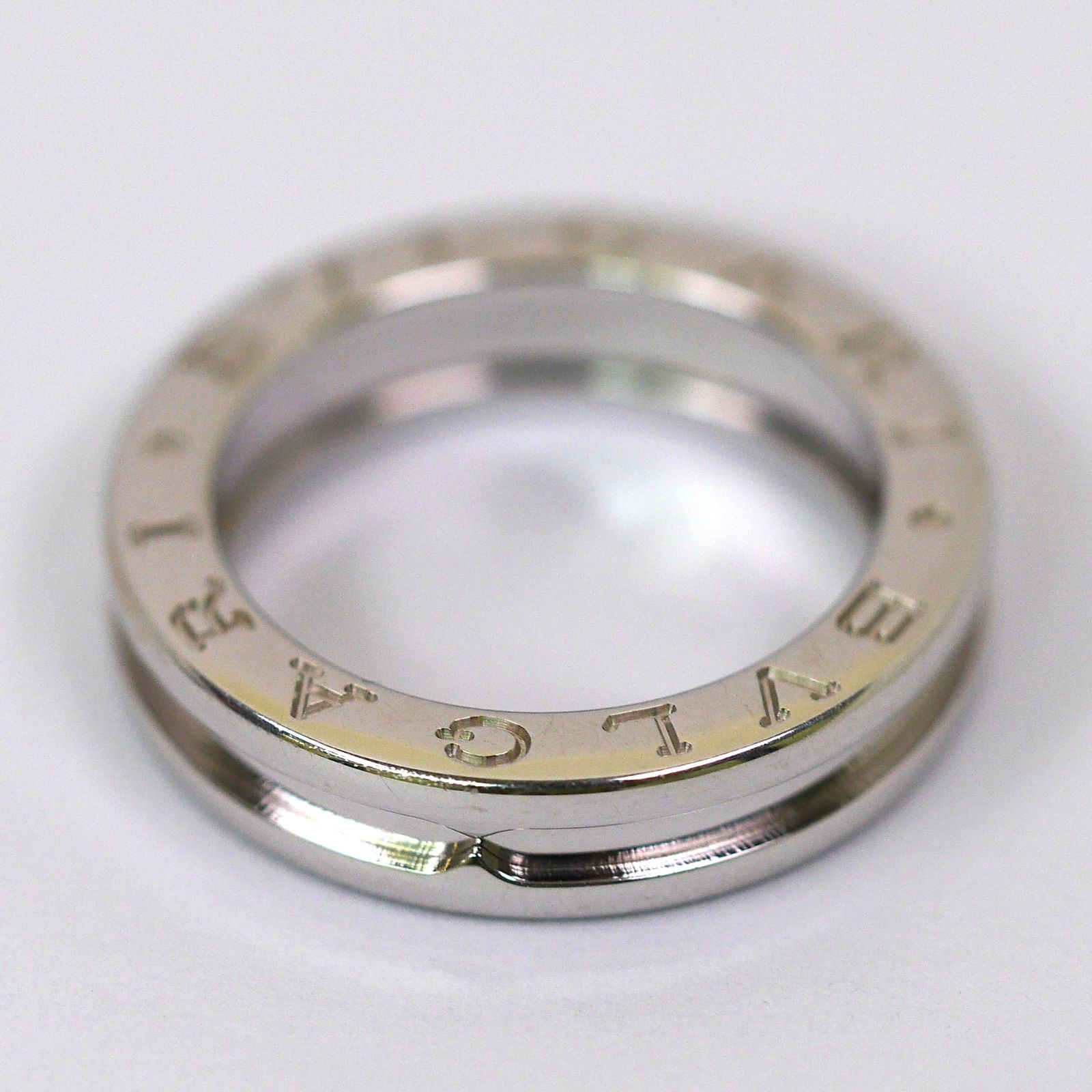 ブルガリBゼロワン ホワイトゴールドリング 7.1g 11号 箱付き - メルカリ