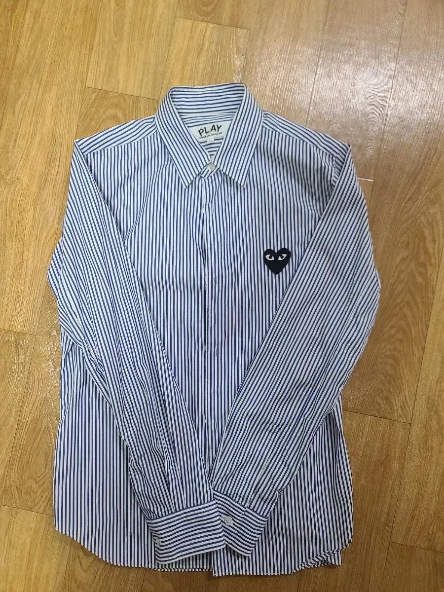 COMME des GARCONS コム デ ギャルソン ストライプ シャツ レディース L